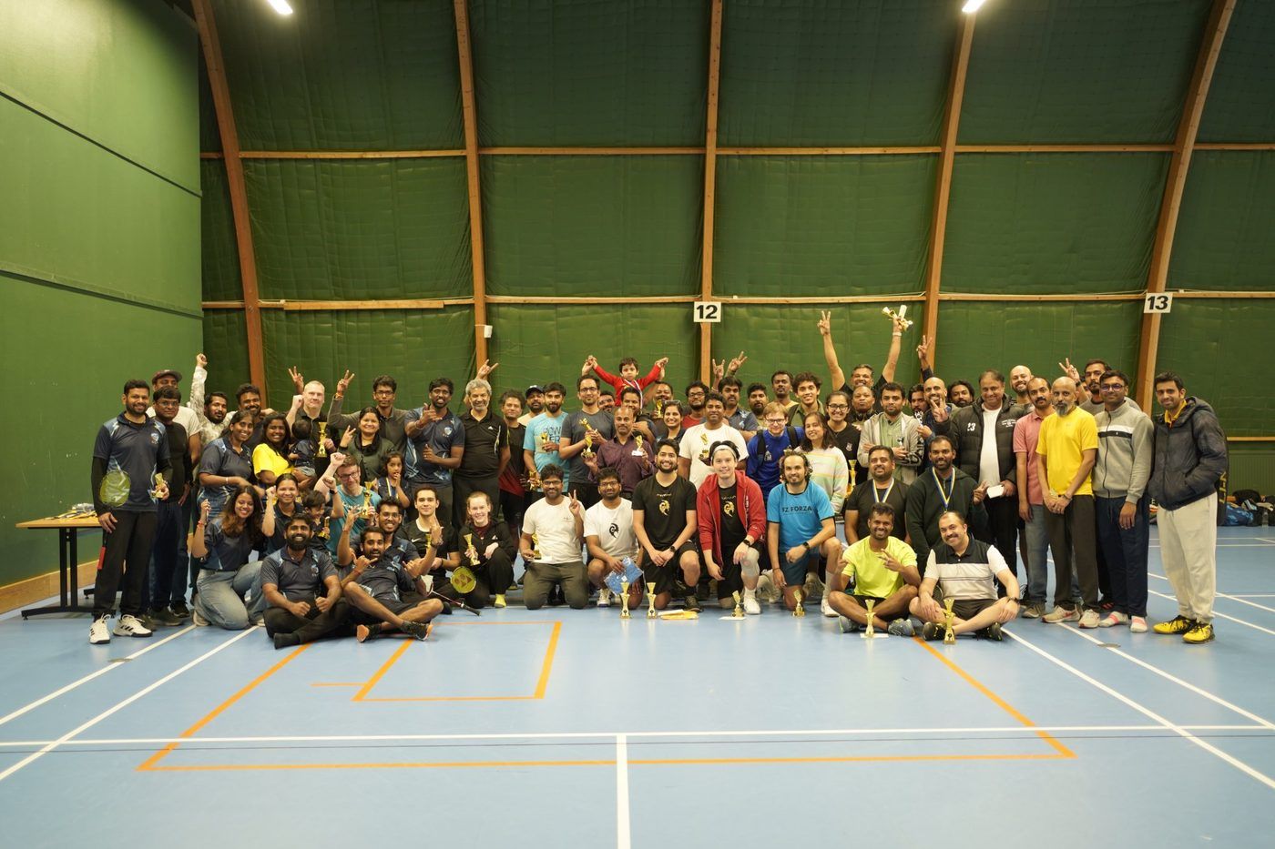 SSF members together on court after Stockholm Smash Fest 2025